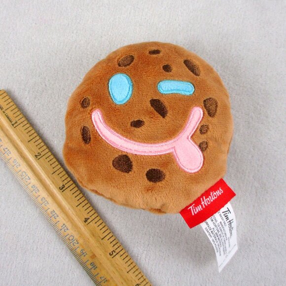 Tim Hortons Smile Cookie Plush Chocolate Chip Reversible 4 Faces - Picture 6 of 7
